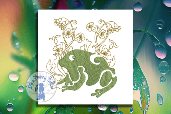 After the Rain 7: A Whimsical Frog That Stitches With Charm