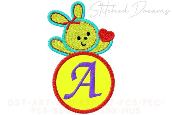 Bunny Applique Letter A Review