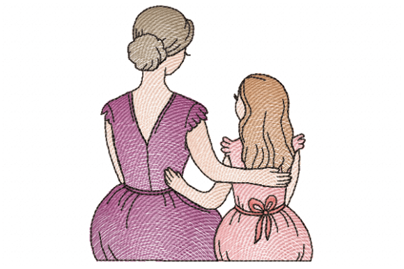 Mother and Daughter: A Warm, Wearable Bond